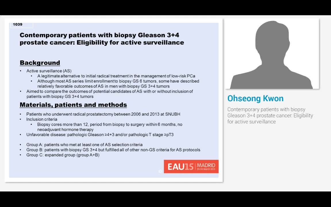 Contemporary patients with biopsy Gleason 3+4 prostate ca..-