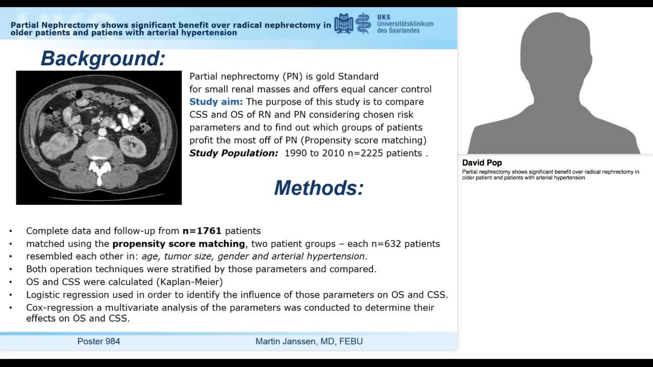 Partial nephrectomy shows significant benefit over radica-