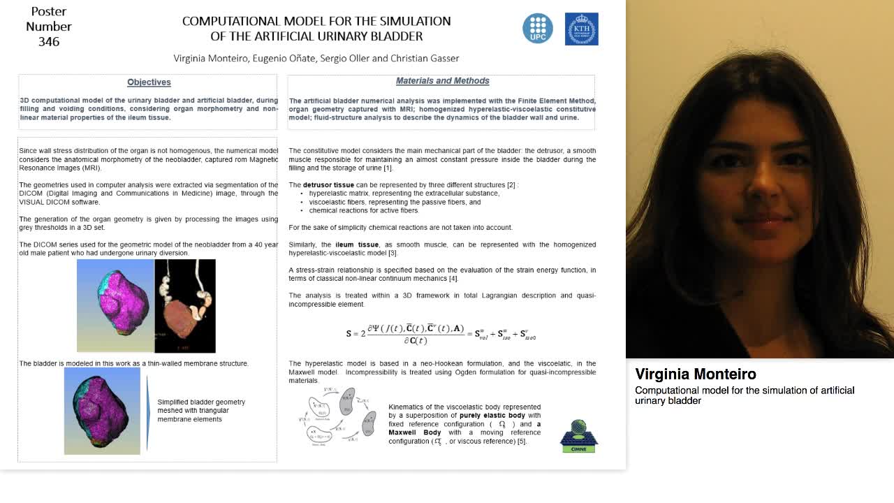 Computational model for the simulation of artificial urin-