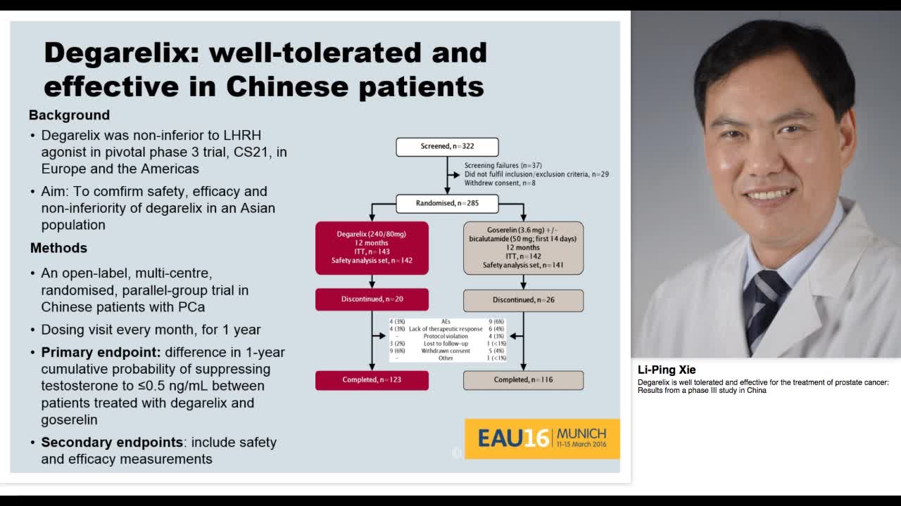 Degarelix is well tolerated and effective for the treatme-