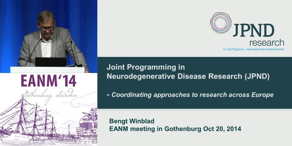 The EU Joint Programming on Neurodegenerative Diseases (JPND)An Overview Including the First Pilot Project BIOMARKAPD