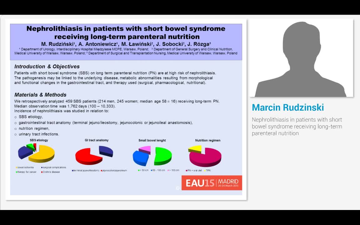 Nephrolithiasis in patients with short bowel syndrome rec..-