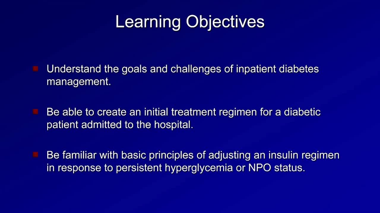住院糖尿病患者管理（1）