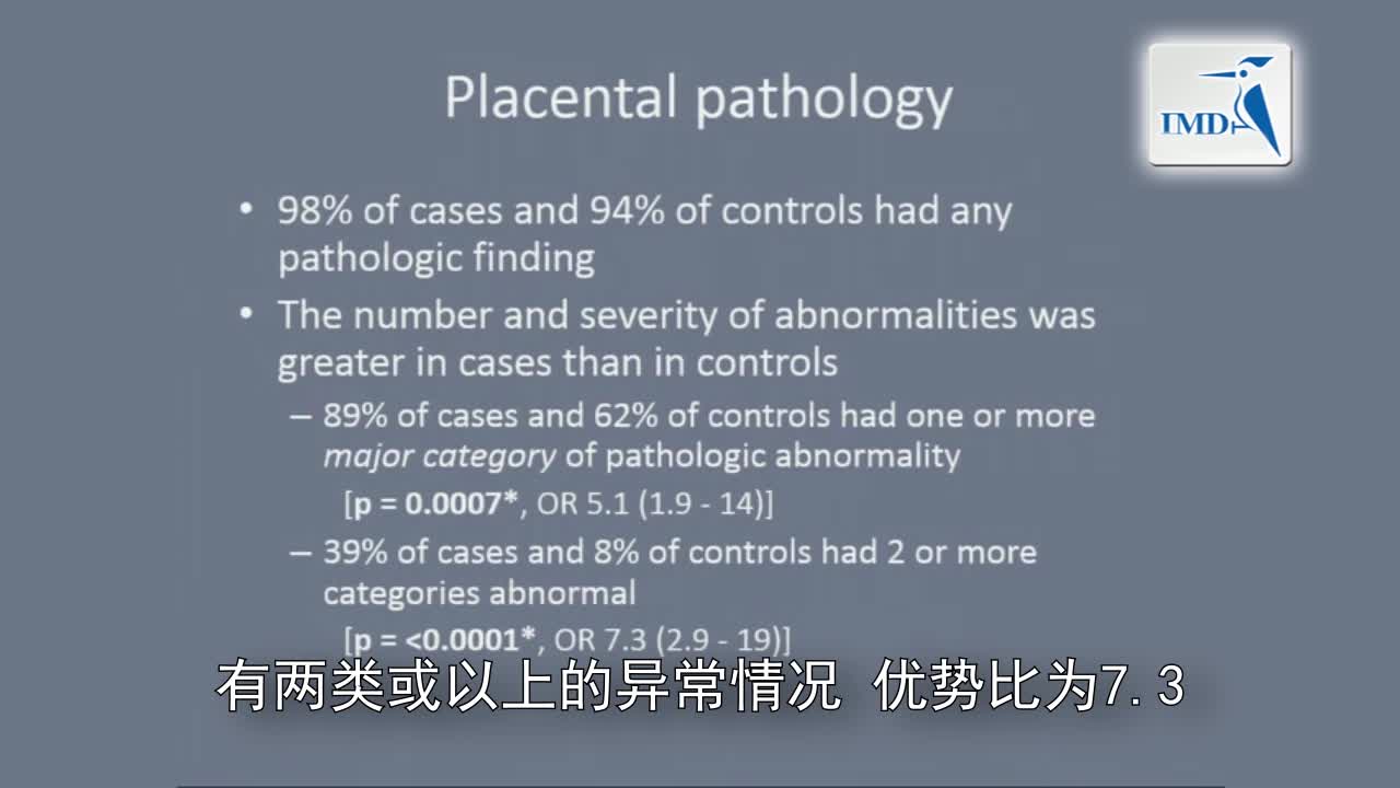 新生儿卒中胎盘病理学：回顾性病例对照研究（2）