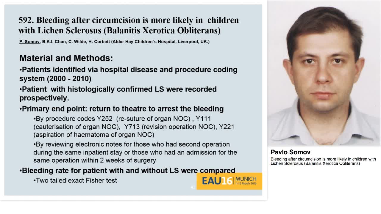 Bleeding after circumcision is more likely in children wi-