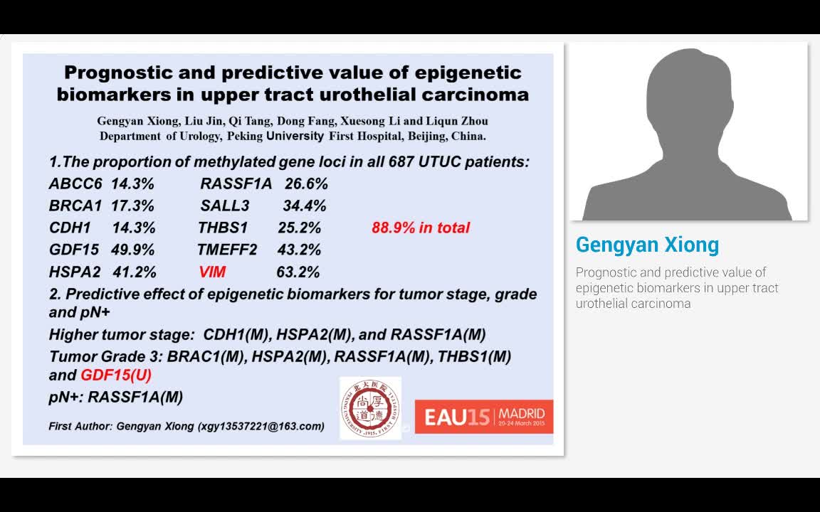Prognostic and predictive value of epigenetic biomarkers ..-