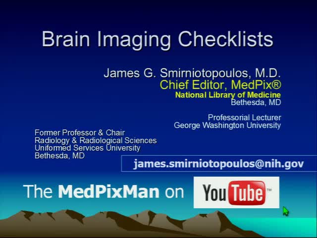 Brain Imaging Checklists