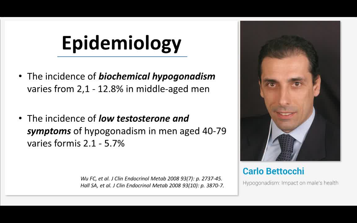 Hypogonadism, Impact on male's health