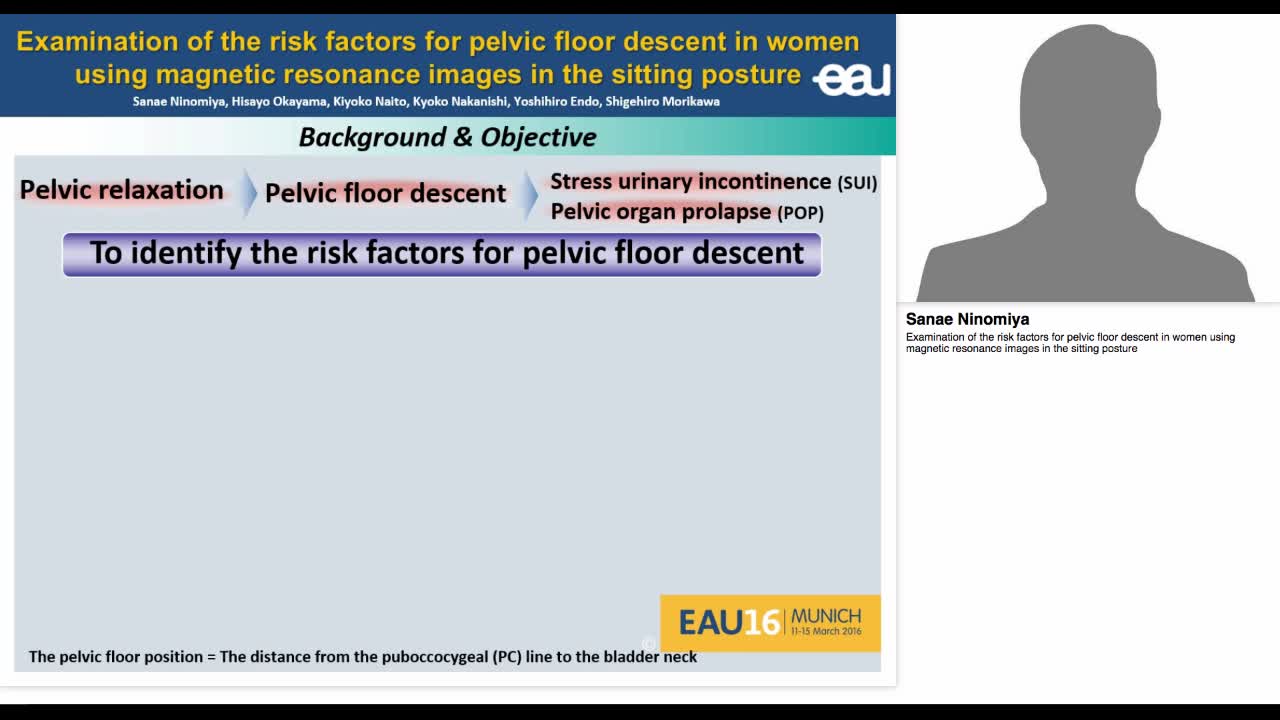 Examination of the risk factors for pelvic floor descent -
