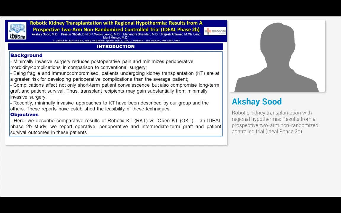 区域低温机器人肾移植