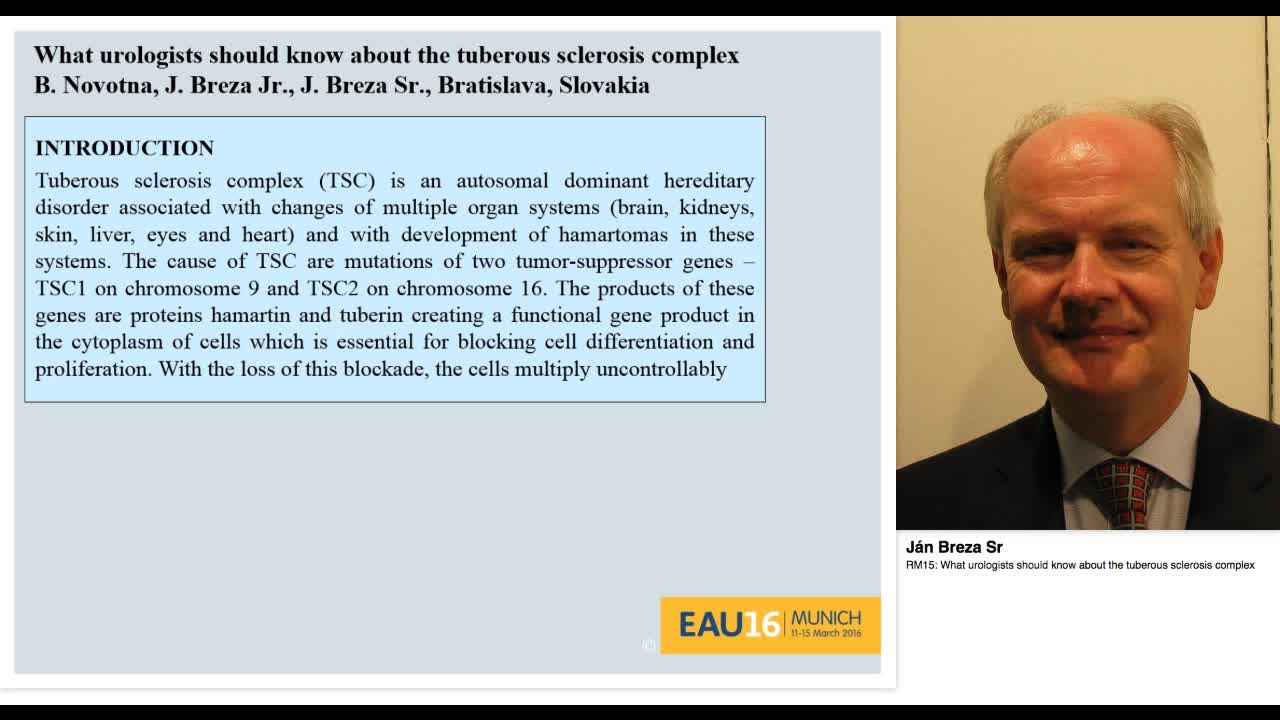 RM15, What urologists should know about the tuberous scle-