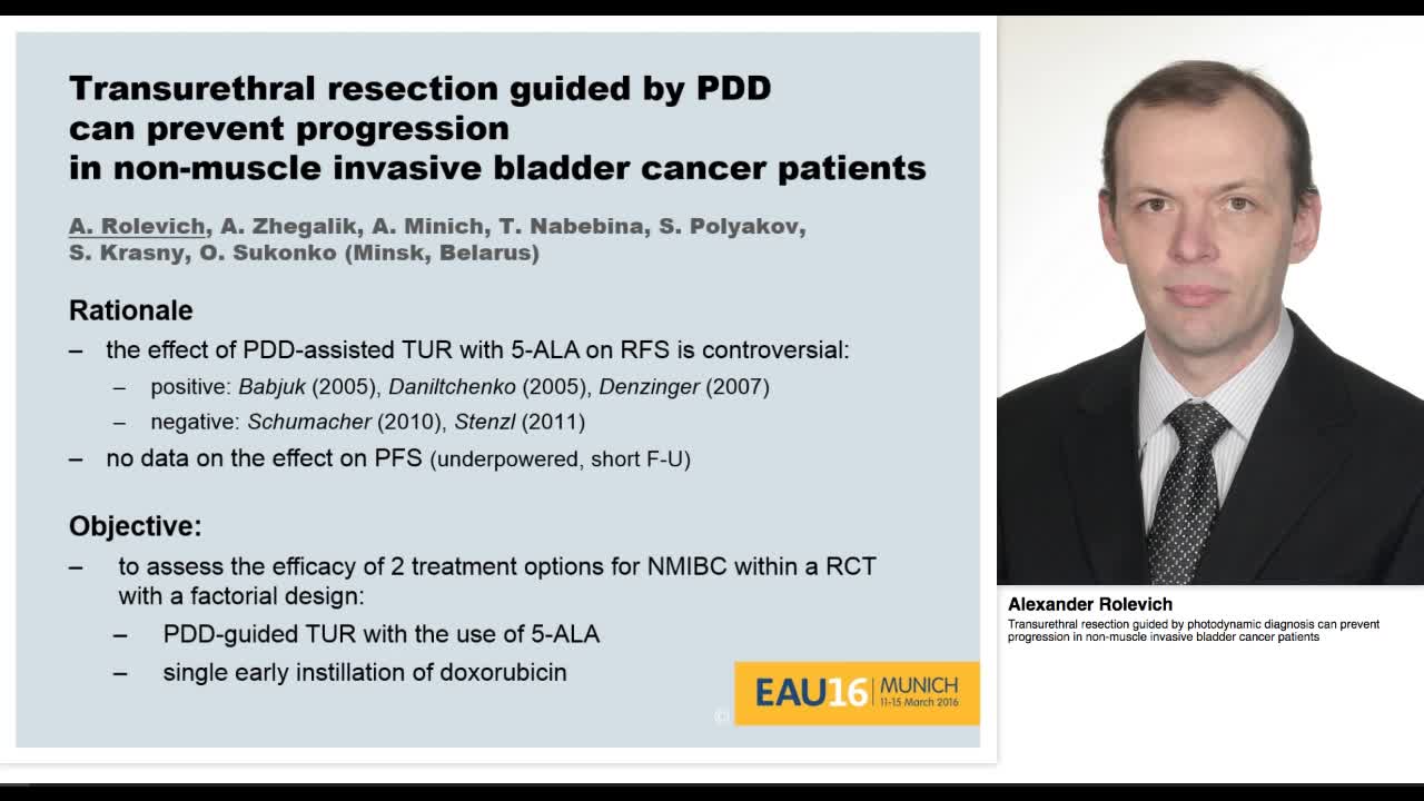Transurethral resection guided by photodynamic diagnosis -