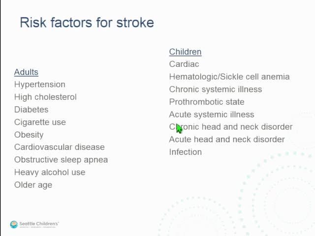 Novel Insights into the Pathogenesis of Stroke in Children