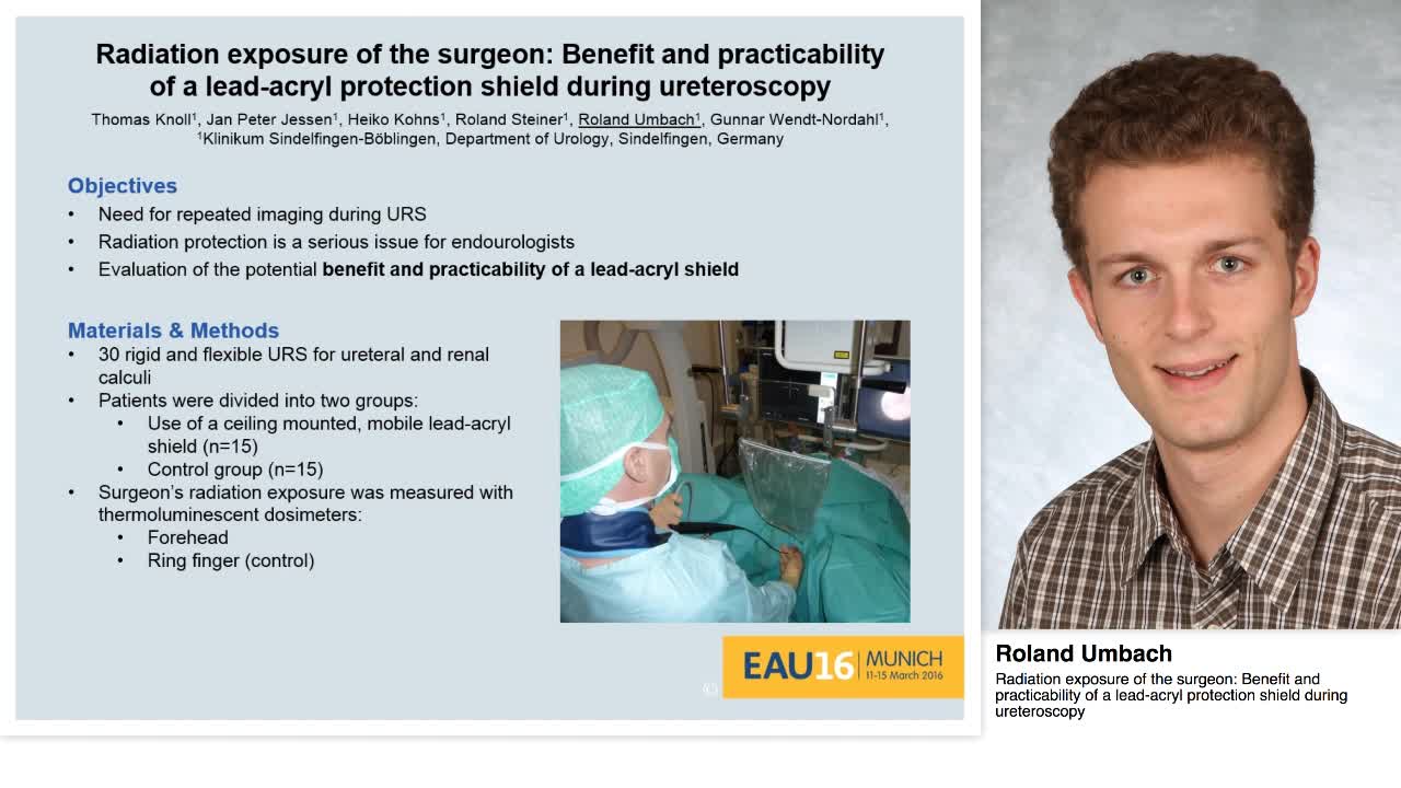 Radiation exposure of the surgeon, Benefit and practicabi-