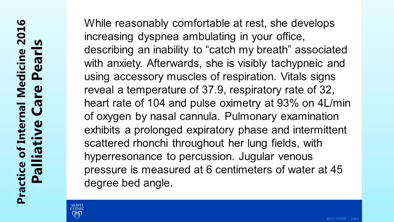 姑息治疗 - Practice of Internal Medicine 2016
