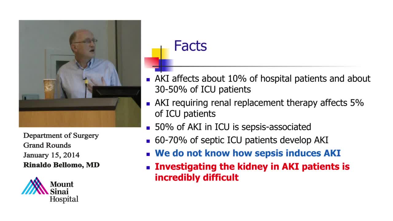 脓毒症急性肾损伤（澳大利亚&新西兰重症护理研究中心）