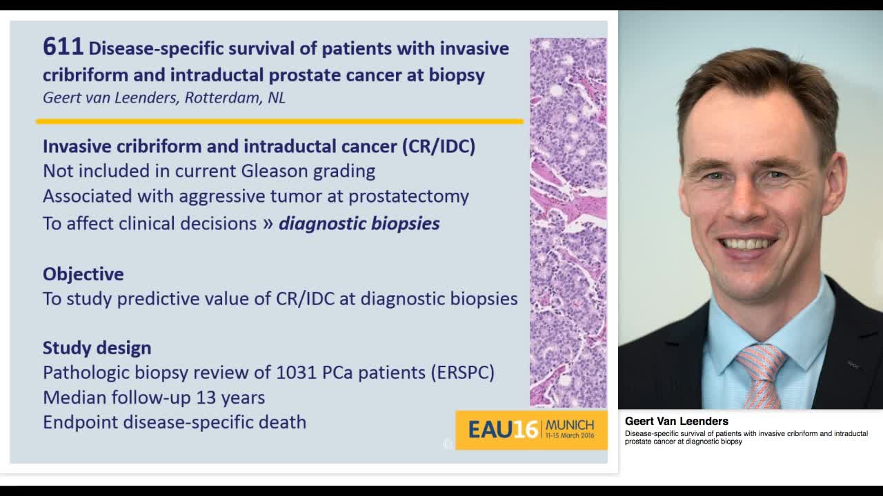 Disease-specific survival of patients with invasive cribr-