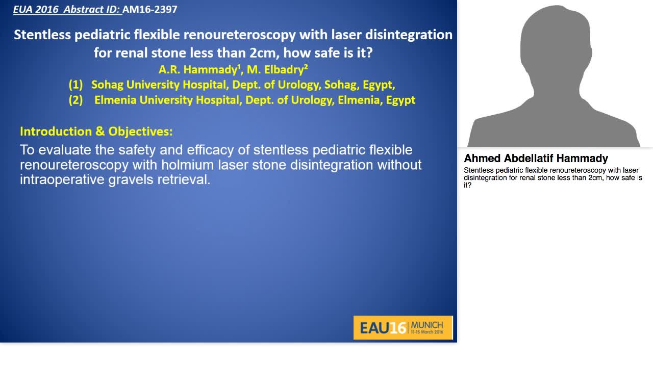 Stentless pediatric flexible renoureteroscopy with laser -