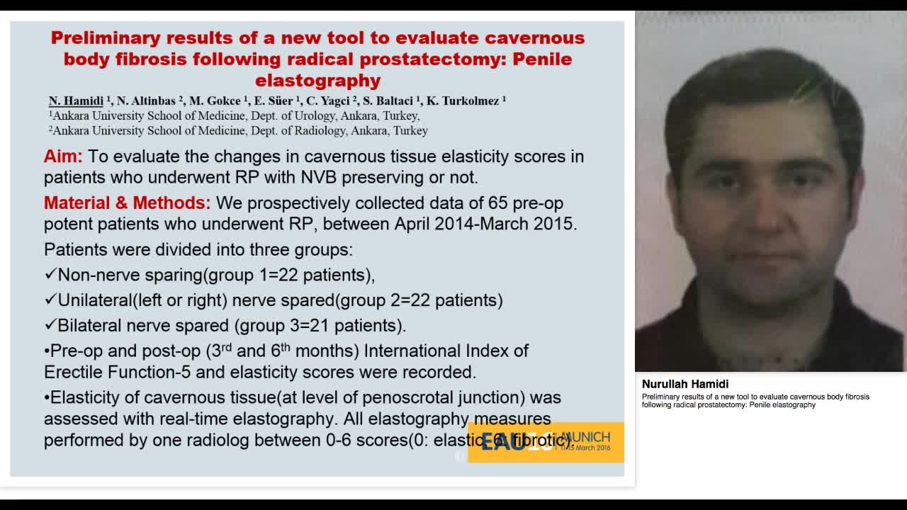 Preliminary results of a new tool to evaluate cavernous b-