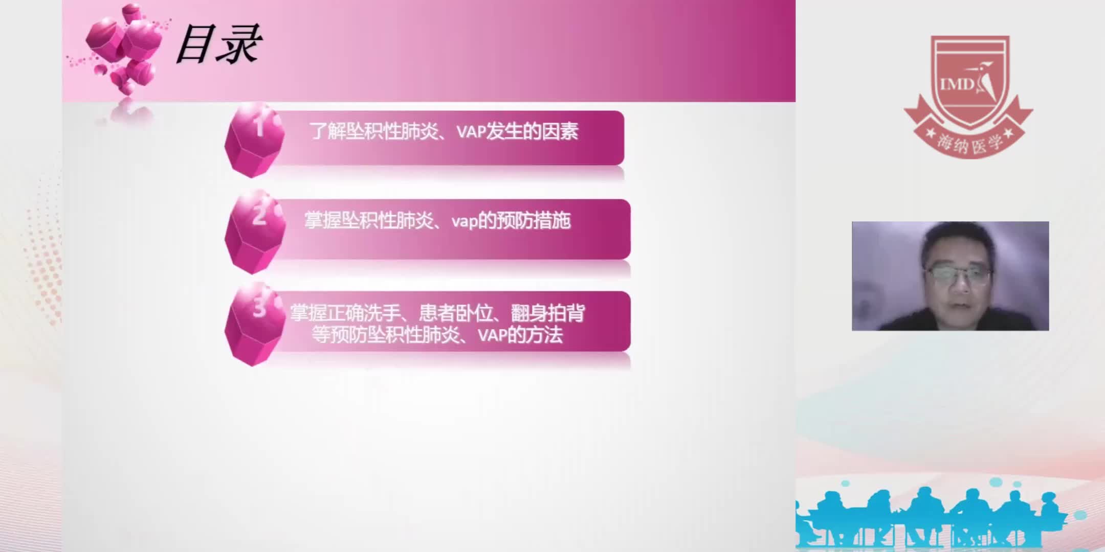 马轶坡-坠积性肺炎VAP的预防健康科普讲座