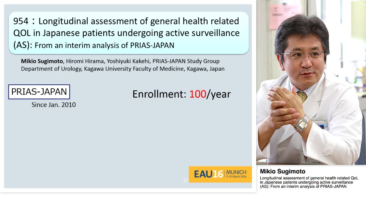 Longitudinal assessment of general health related QoL in -
