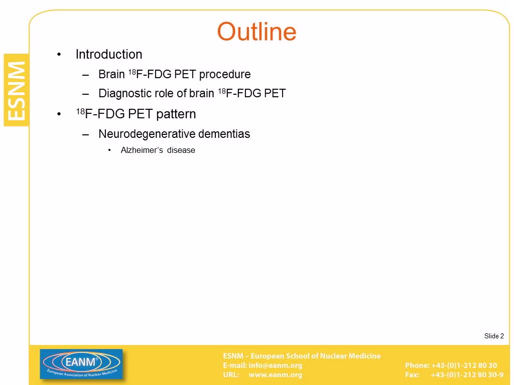 神经退行性疾病的PET-CT诊断