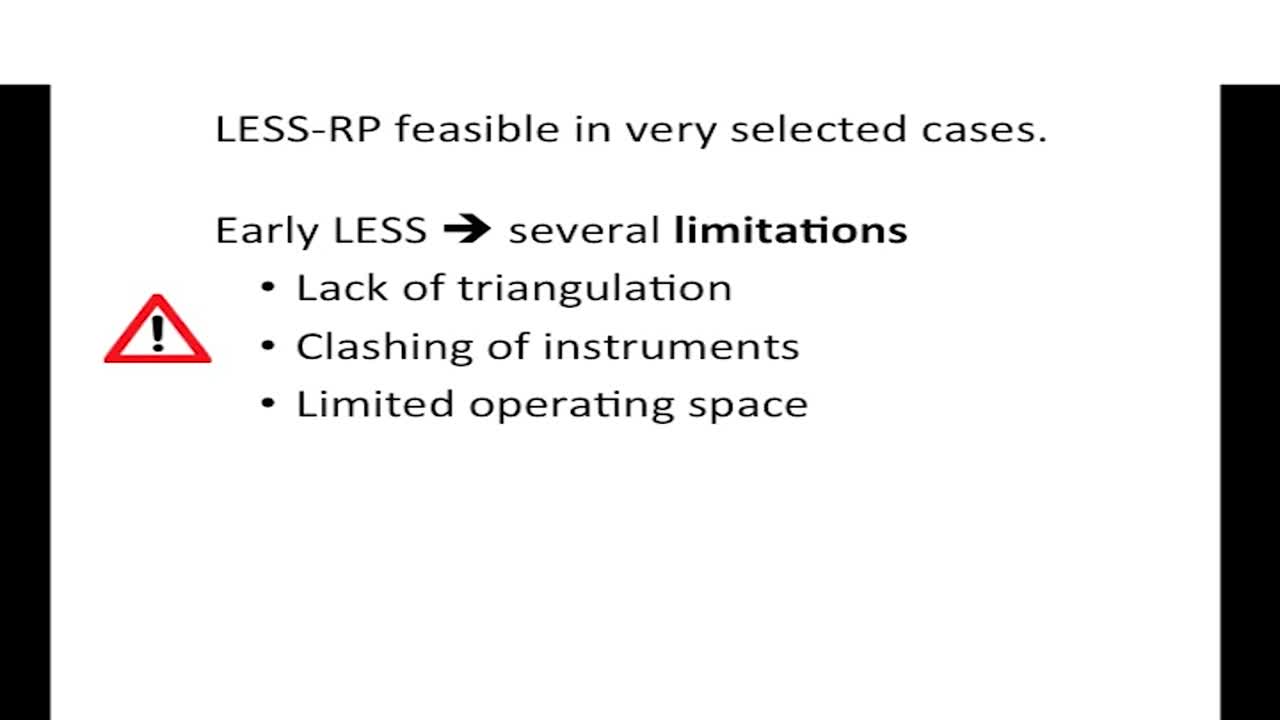 Robotic laparoendoscopic single-site (r-LESS) radical pro..-