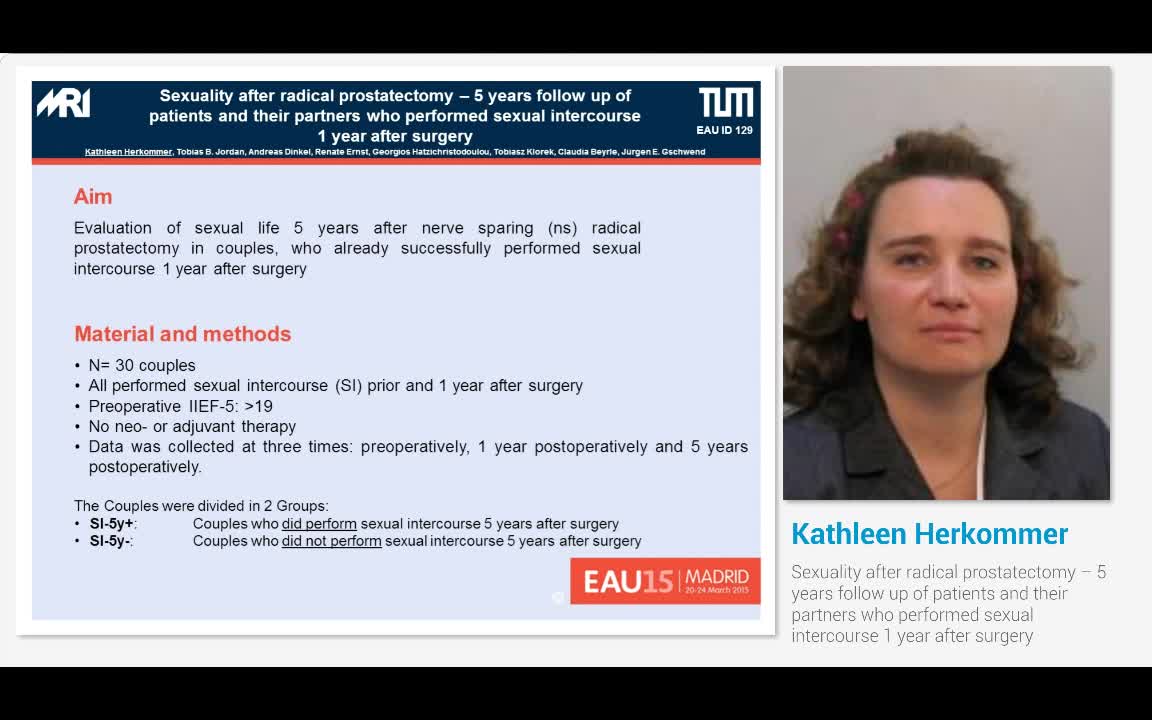 Sexuality after radical prostatectomy - 5 years follow up..-