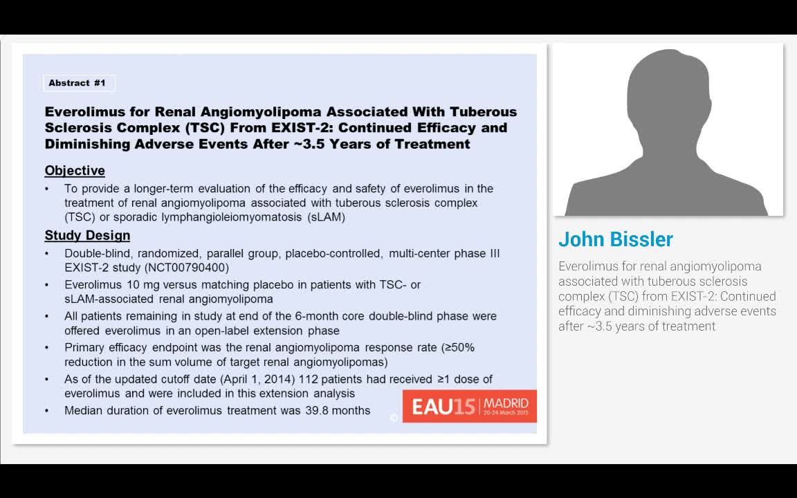 Everolimus for renal angiomyolipoma associated with tuber..-
