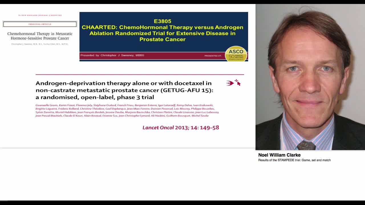 Results of the STAMPEDE trial, Game, set and match