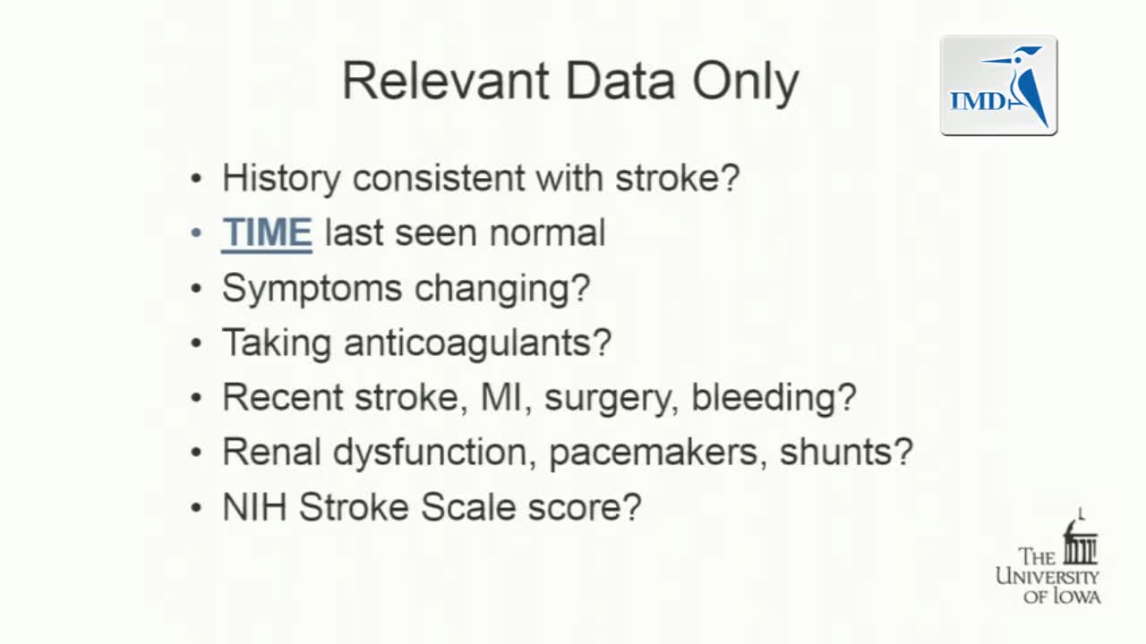 《神经科》2018年第6讲（总第151讲）：急性卒中治疗流程（2）