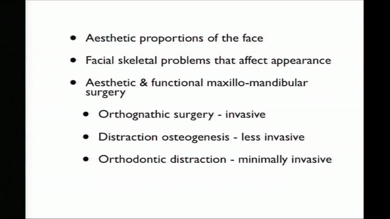 微创美学和功能性颌骨手术