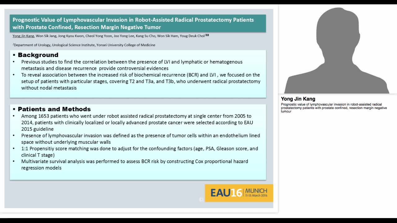 Prognostic value of lymphovascular invasion in robot-assi-