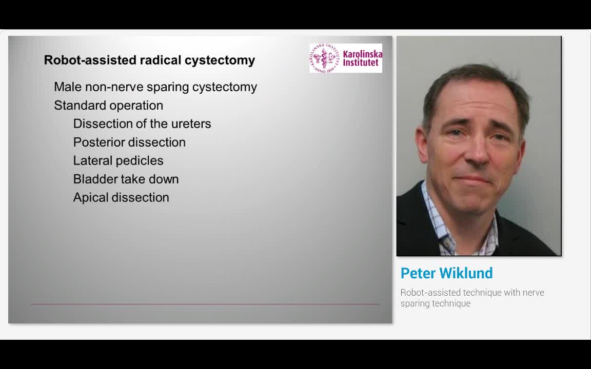 Robot-assisted technique with nerve sparing technique