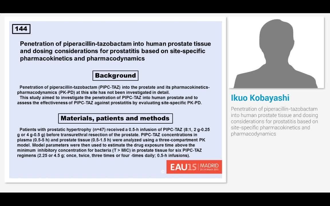 Penetration of piperacillin-tazobactam into human prostat..-