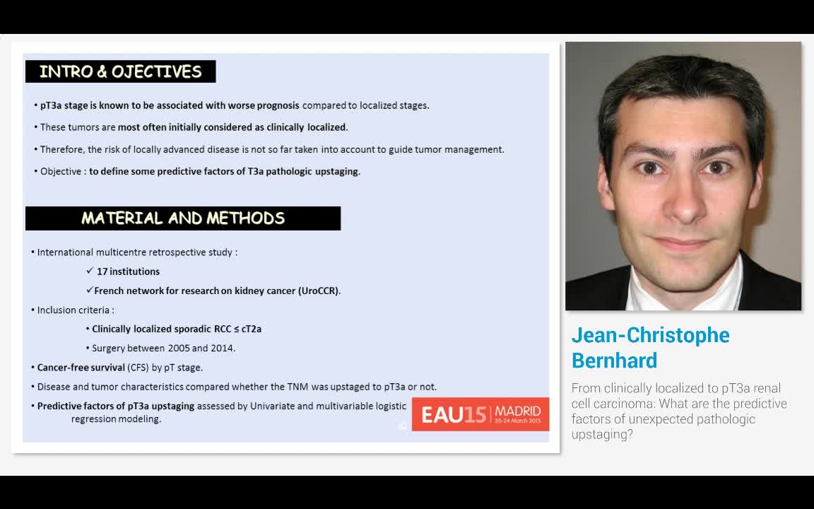 From clinically localized to pT3a renal cell carcinoma, W..-