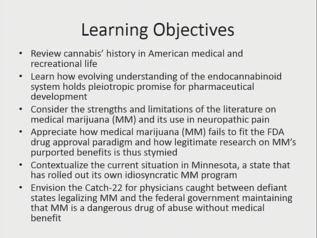 Cannabinoids for Neuropathic Pain