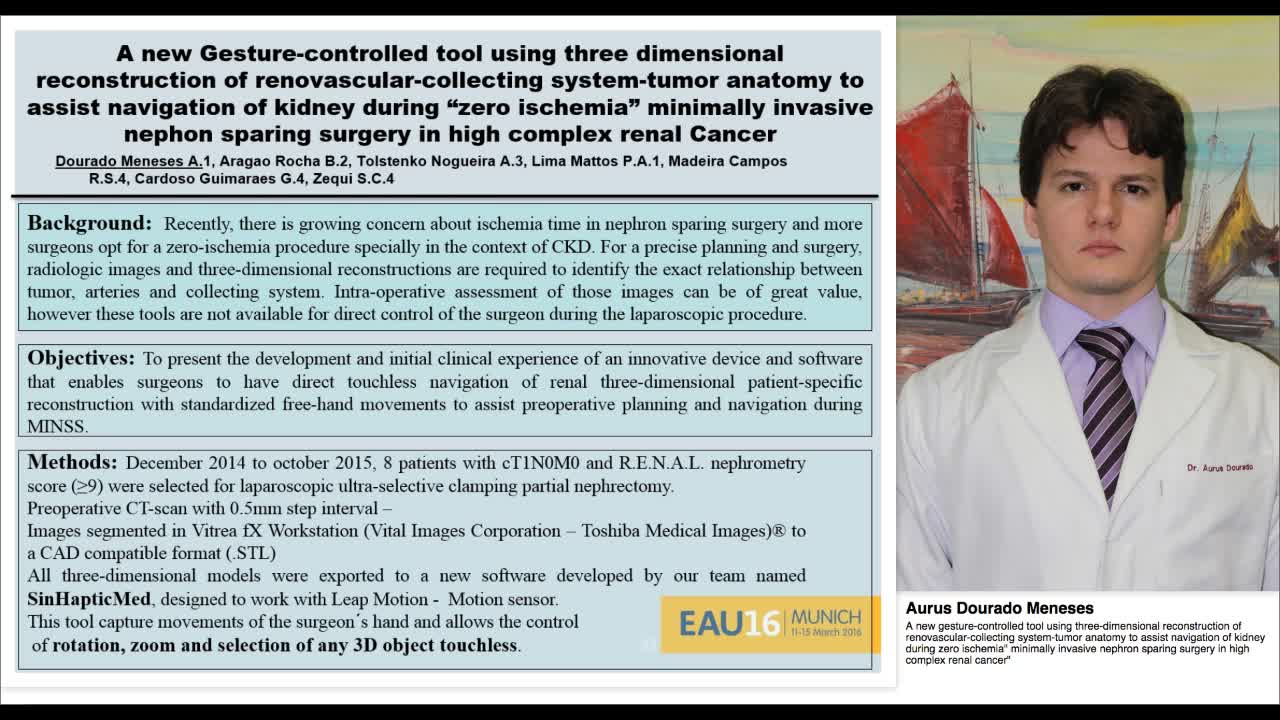 A new gesture-controlled tool using three-dimensional rec-