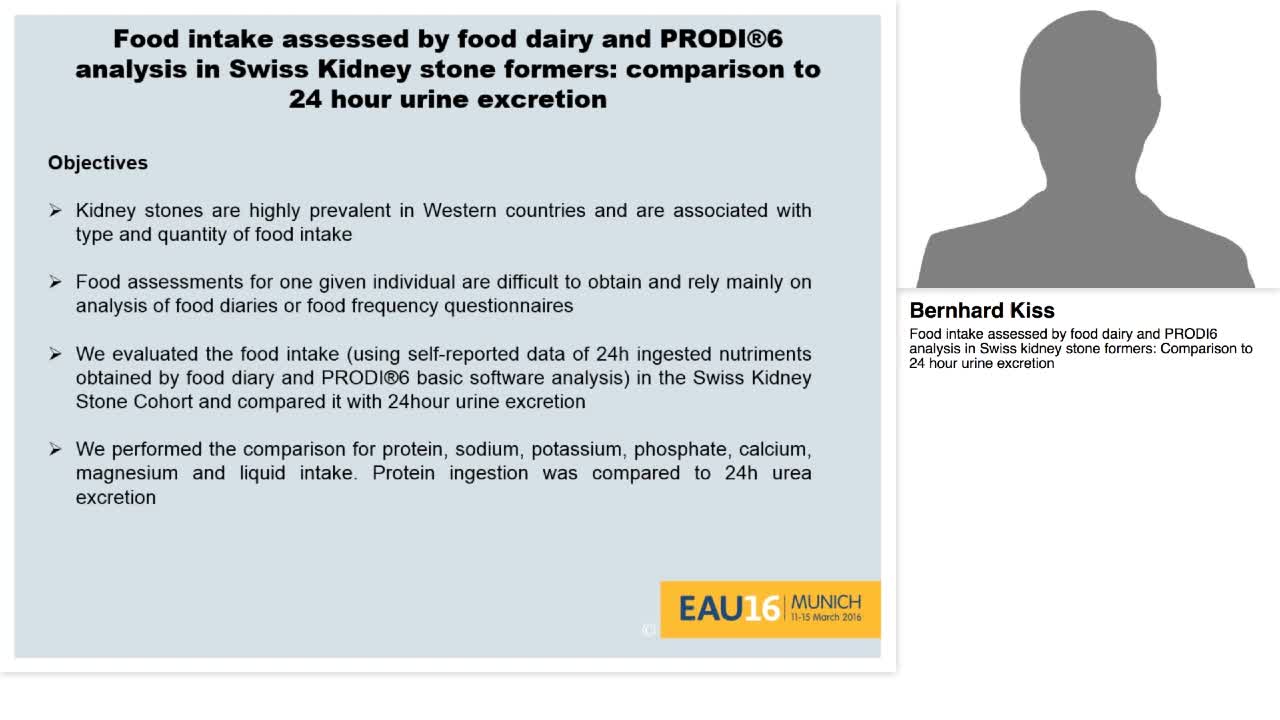 Food intake assessed by food dairy and PRODI6 analysis in-