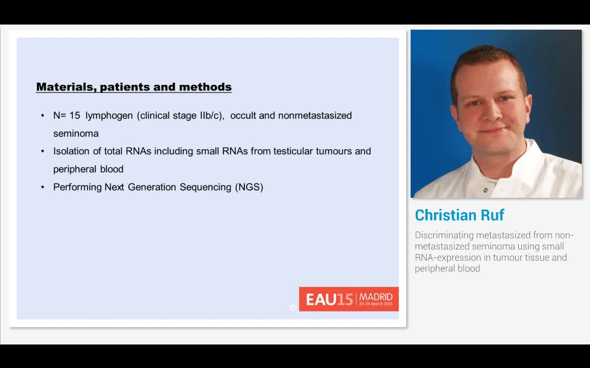 Discriminating metastasized from non-metastasized seminom..-