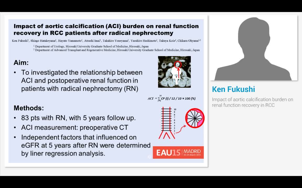 Impact of aortic calcification burden on renal function r..-