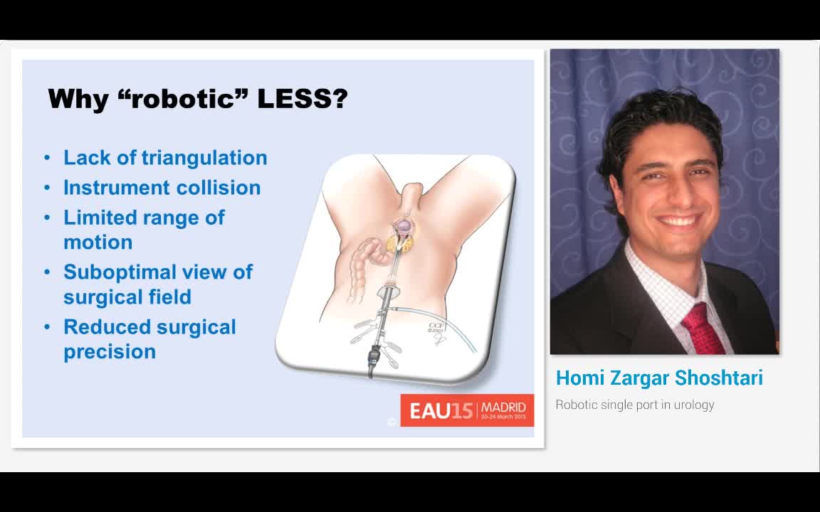 Robotic single port in urology