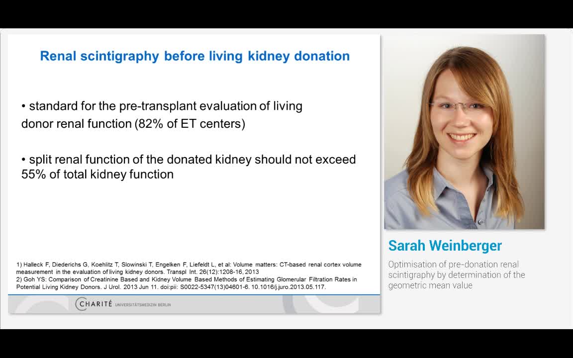 Optimisation of pre-donation renal scintigraphy by determ..-