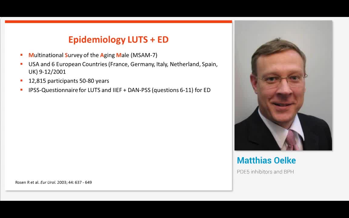 PDE5 inhibitors and BPH