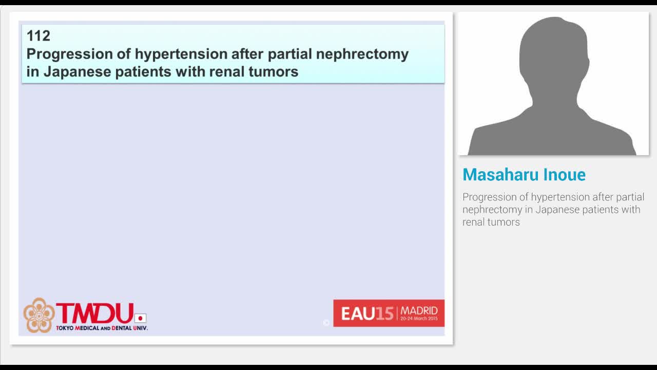 Progression of hypertension after partial nephrectomy in ..-