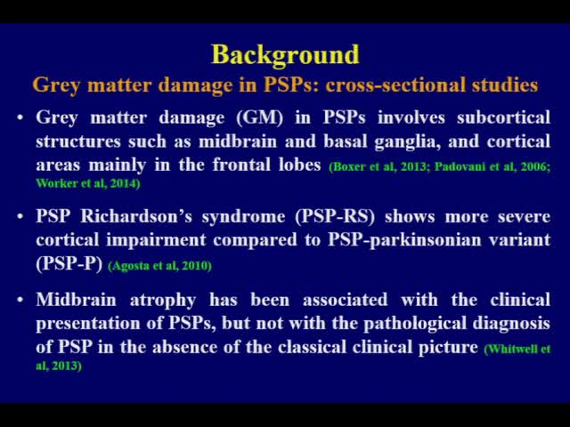 Modeling Trajectories of Brain Damage in Progressive Supranuclear Palsy Alongitudinal Multi-Modal MRI Study
