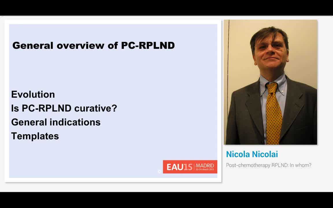Post-chemotherapy RPLND, In whom