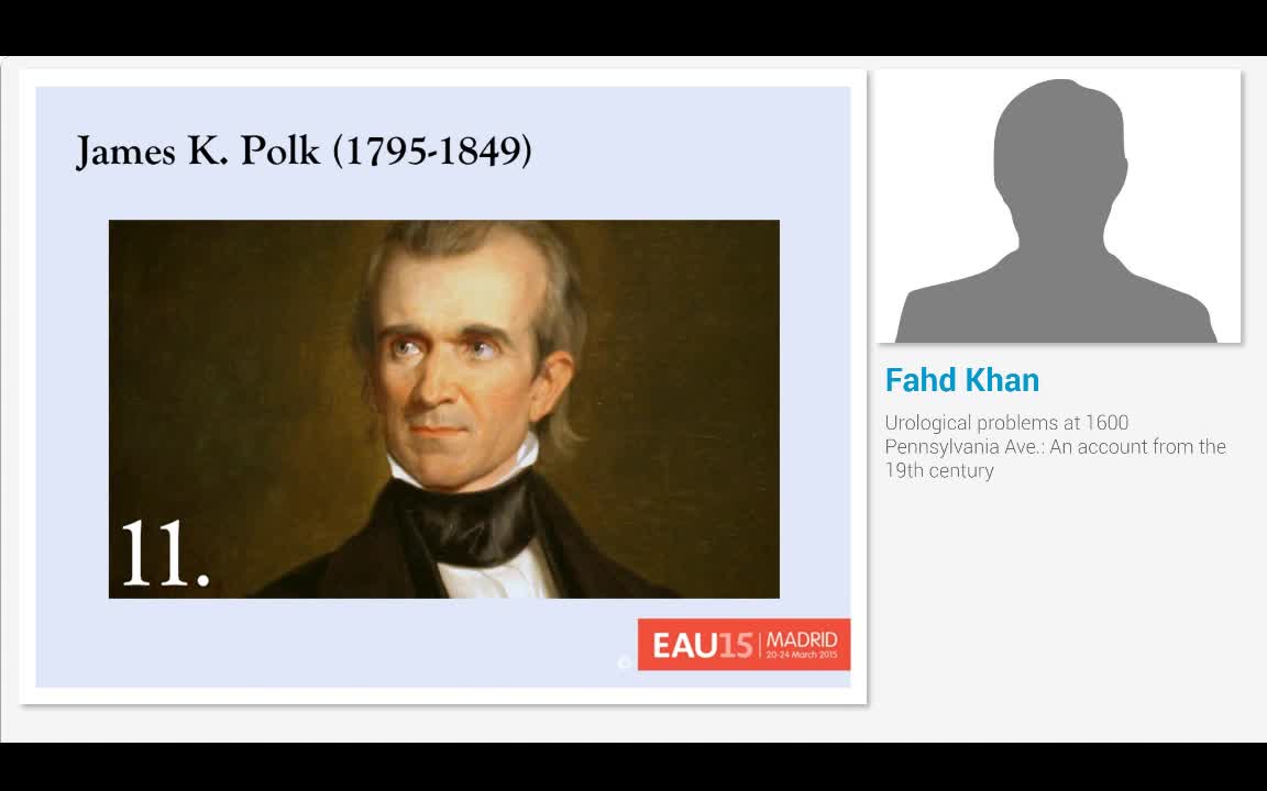 Urological problems at 1600 Pennsylvania Ave., An account..-