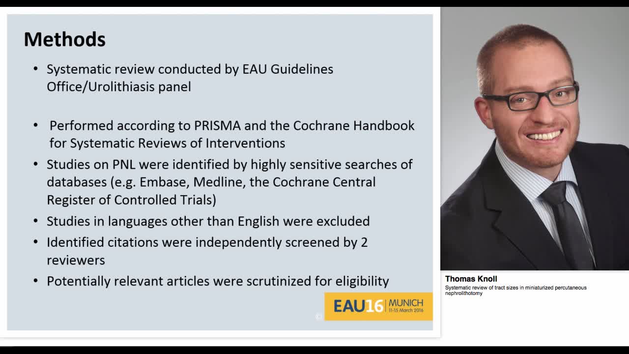 Systematic review of tract sizes in miniaturized percutan-