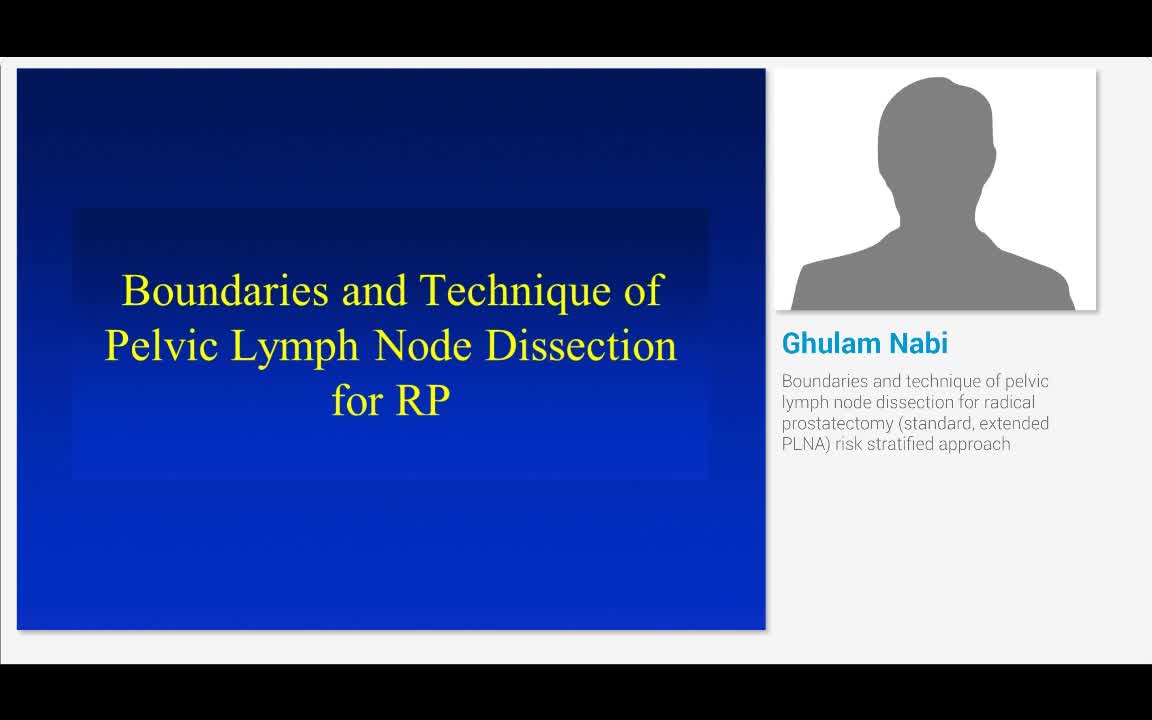 Boundaries and technique of pelvic lymph node dissection ..-